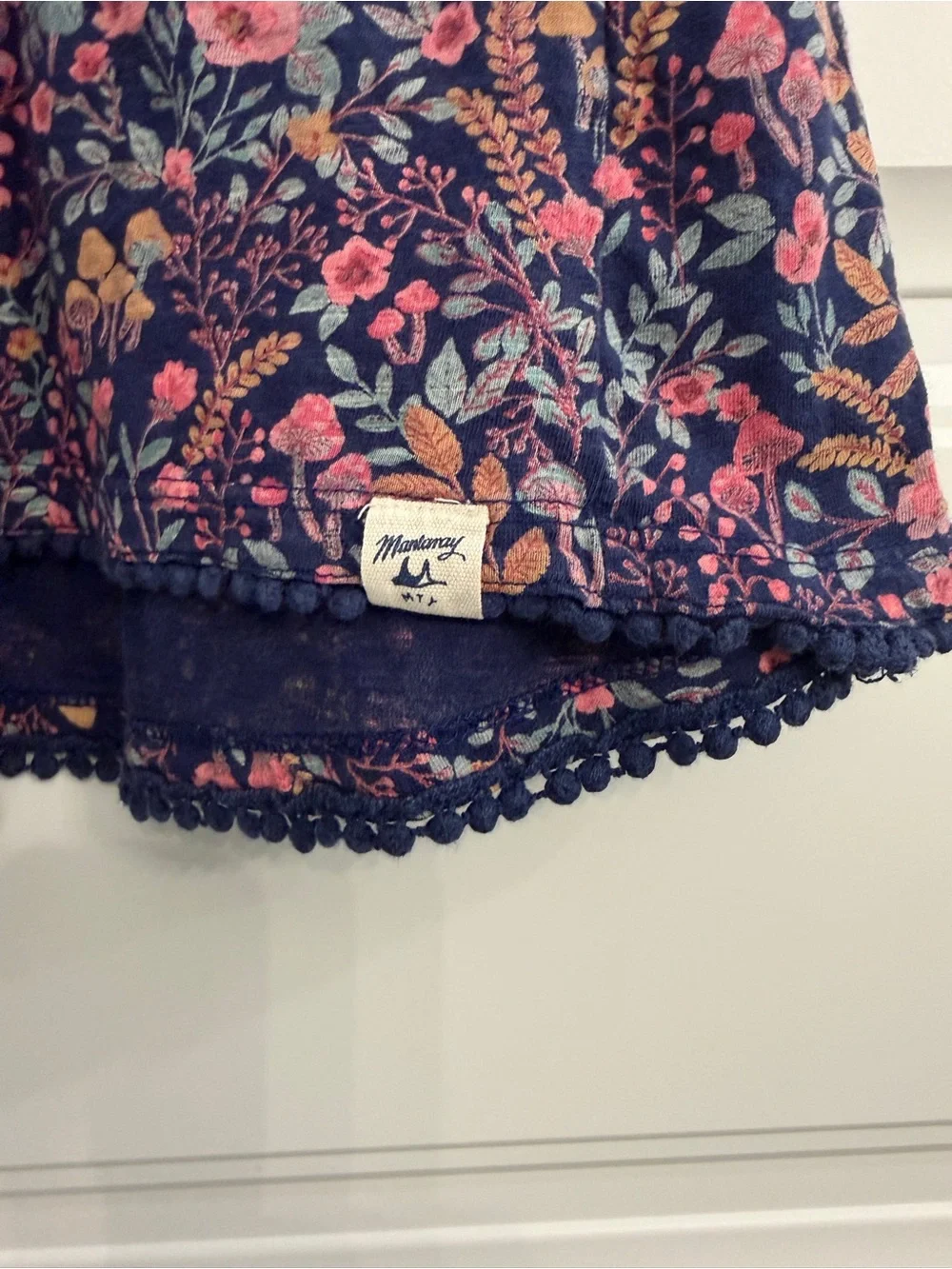 Mantaray brand (a very popular UK brand) Girls Floral & mushroom Dress.